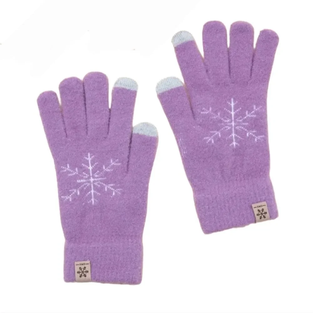 Purple Snowflake ❄️ Gloves